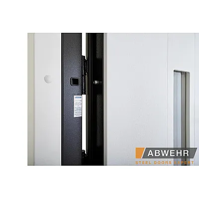 Вхідні Двері Cotage1 (KT1 з терморозривом) 496 UFO BLACK RAL 7016 Abwehr-5