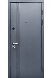 Двери МОДЕЛЬ К-612 172 Графит матовый / Белый супермат Булат