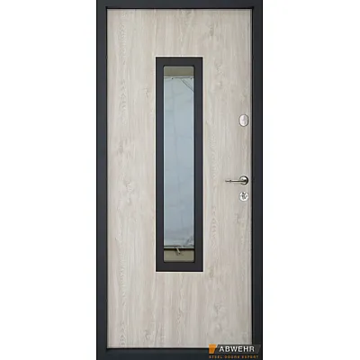 Вхідні Двері Defender (KTM) 408 Defender Glass RAL 7021Т Abwehr-1