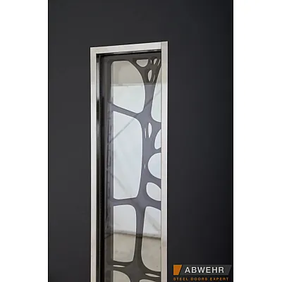 Вхідні Двері Defender (KTM) 408 Defender Glass RAL 7021Т Abwehr-12