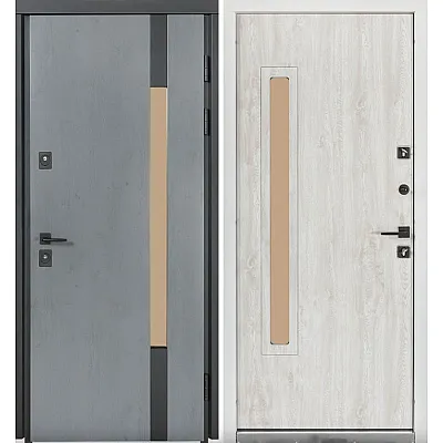Входные Двери ТЕРМО HOUSE 705/428/431 Vinorit Булат-10