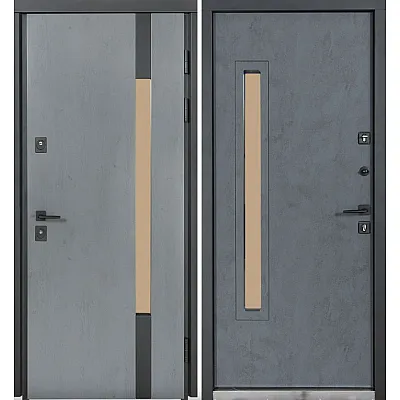 Входные Двери ТЕРМО HOUSE 705/428/431 Vinorit Булат-9