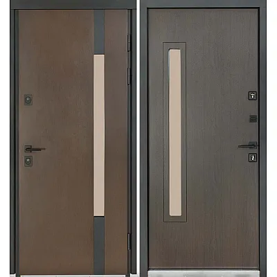 Входные Двери ТЕРМО HOUSE 705/428/431 Vinorit Булат-1
