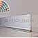 Плинтус алюминиевый Волнистый 80x11.7x2700 мм ALU-NV8011R RAL Kluchuk-3-thumb