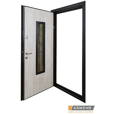 Вхідні Двері Defender (KTM) 408 Defender Glass RAL 8022Т Abwehr-13