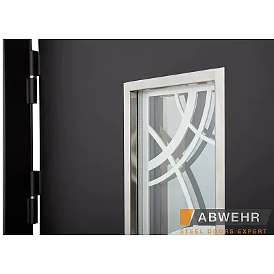 Вхідні Двері Defender (KTM) 408 Defender Glass RAL 8022Т Abwehr-10