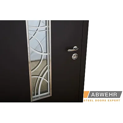 Вхідні Двері Defender (KTM) 408 Defender Glass RAL 8022Т Abwehr-9