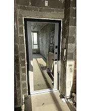 Входные Двери Ультра (квадро) Securemme 557/607 Тонированное зеркало Пепельный металлик/Серый шифер Булат