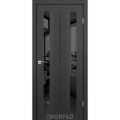 Межкомнатные Двери AL-01 BLK Super PET Korfad ПВХ плёнка-0