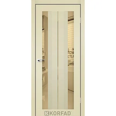 Межкомнатные Двери AL-01 бронза Super PET Korfad ПВХ плёнка-1