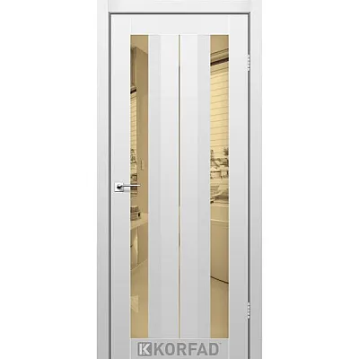 Межкомнатные Двери AL-01 бронза Super PET Korfad ПВХ плёнка-2