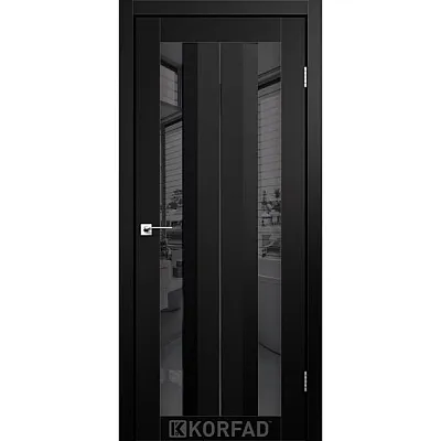 Межкомнатные Двери AL-01 графит Super PET Korfad ПВХ плёнка-3