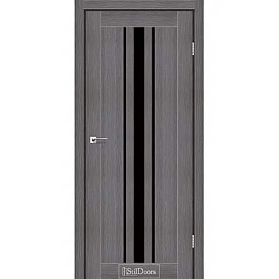 Міжкімнатні Міжкімнатні двері в зборі з коробкою і фурнітурою ARIZONA BLK "StilDoors" ПВХ плівка-0