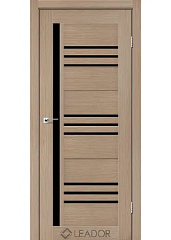 Двери Compania BLK дуб мокко Leador