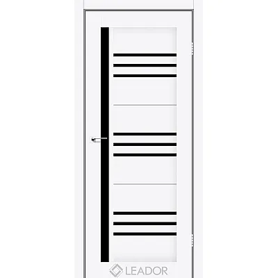 Міжкімнатні Двері Compania BLK білий матовий Leador ПВХ плівка-0