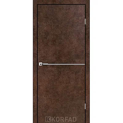 Міжкімнатні Двері DLP-01 nickel Korfad ПВХ плівка-3
