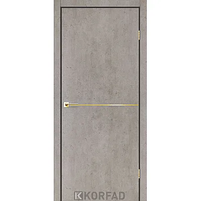 Міжкімнатні Двері DLP-01 gold Korfad ПВХ плівка-0