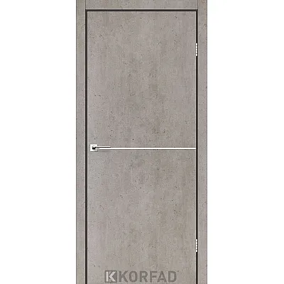 Міжкімнатні Двері DLP-01 nickel Korfad ПВХ плівка-2
