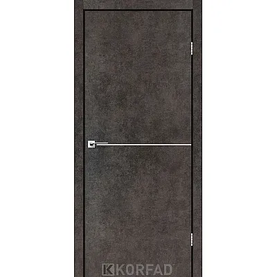 Міжкімнатні Двері DLP-01 nickel Korfad ПВХ плівка-1