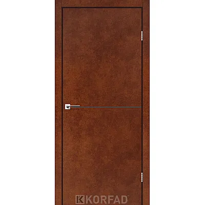 Міжкімнатні Двері DLP-01 antracite Korfad ПВХ плівка-2