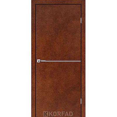 Міжкімнатні Двері DLP-01 nickel Korfad ПВХ плівка-0
