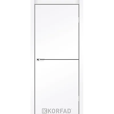Міжкімнатні Двері DLP-01 SUPER Pet antracite Korfad ПВХ плівка-1