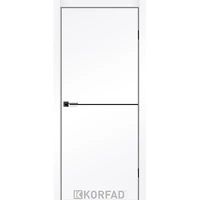 Міжкімнатні Двері DLP-01 SUPER Pet black Korfad ПВХ плівка-0