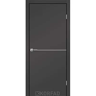 Міжкімнатні Двері DLP-01 SUPER Pet nickel Korfad ПВХ плівка-3