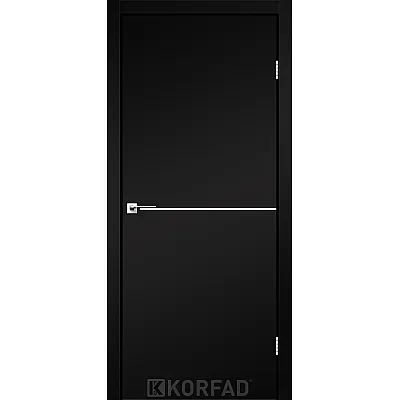 Міжкімнатні Двері DLP-01 SUPER Pet nickel Korfad ПВХ плівка-2