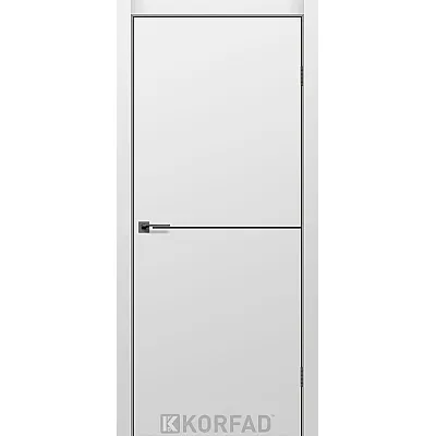 Міжкімнатні Двері DLP-01 SUPER Pet antracite Korfad ПВХ плівка-3
