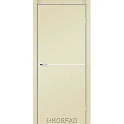 Міжкімнатні Двері DLP-01 SUPER Pet nickel Korfad ПВХ плівка-0