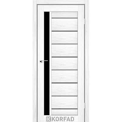 Межкомнатные Двери FL-01 BLK Korfad ПВХ плёнка-0