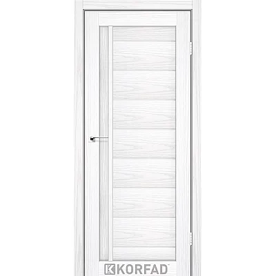 Межкомнатные Двери FL-06 сатин белый Korfad ПВХ плёнка-0