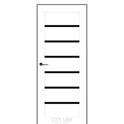 Межкомнатные Двери FORSAN BLK City Line ПВХ плёнка-1