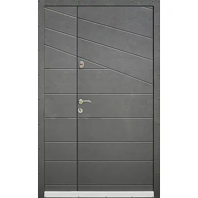 Входные Двери Modern Silver RAL 9803 1200 "Galicia"-1