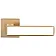 Ручки на розетах Gavroche NIKEL Ni - Z25 GoldSB/White-3-thumb