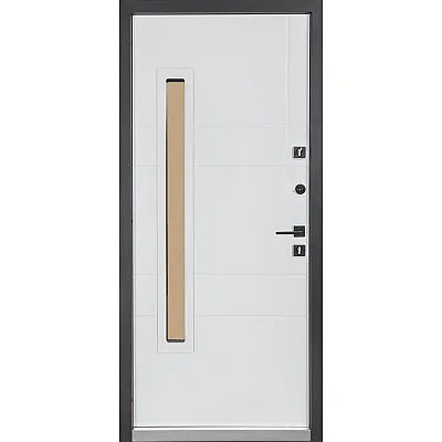 Входные Двери COTTAGE 705/431 Metalic Grey/Уличная Vinorit Булат-1