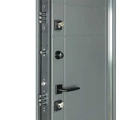 Входные Двери COTTAGE 705/431 Metalic Grey/Уличная Vinorit Булат-6
