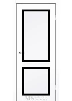 Двері KANSAS BLK білий матовий MSDoors