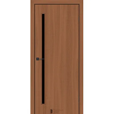 Межкомнатные Двери Line Glass 01 BLK KFD Ламинатин-1