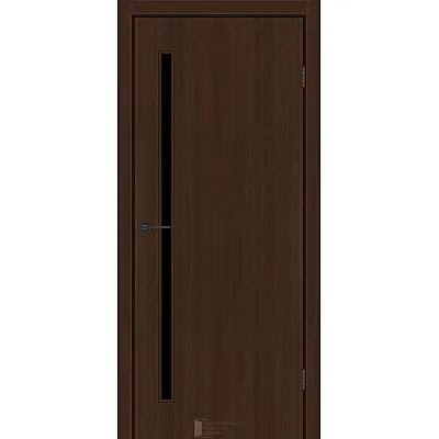 Межкомнатные Двери Line Glass 01 BLK KFD Ламинатин-4