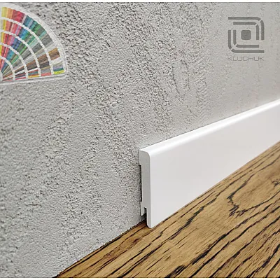 Плінтус МДФ прямий 60х12х2000 мм. MDF-R60 RAL Kluchuk-0