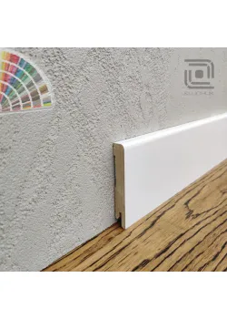Плінтус МДФ прямий 80х12х2000 мм. MDF-R80 RAL Kluchuk