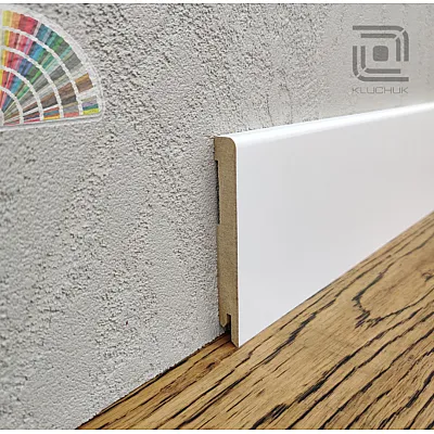 Плінтус МДФ прямий 100х12х2000 мм. MDF-R100 RAL Kluchuk-0