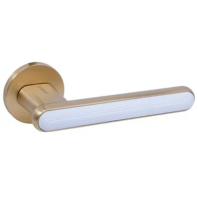 Ручки на розетах Gavroche NEPTUNIUM NP - Z33 GoldSB/White-0