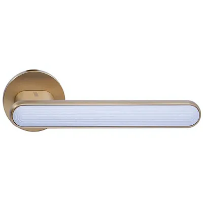 Ручки на розетах Gavroche NEPTUNIUM NP - Z33 GoldSB/White-1