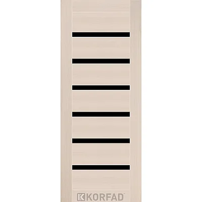 Міжкімнатні МДФ накладка на двері NO-01 BLK Korfad ПВХ плівка-0