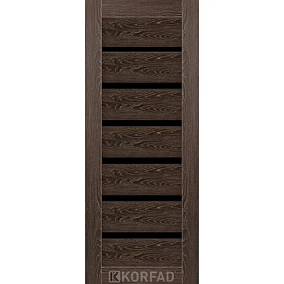 Міжкімнатні МДФ накладка на двері NO-01 BLK Korfad ПВХ плівка-3