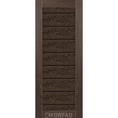 Межкомнатные МДФ накладка на двери NO-03 BLK Korfad ПВХ плёнка-0