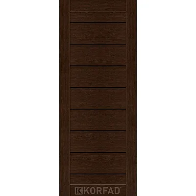 Межкомнатные МДФ накладка на двери NO-03 BLK Korfad ПВХ плёнка-7